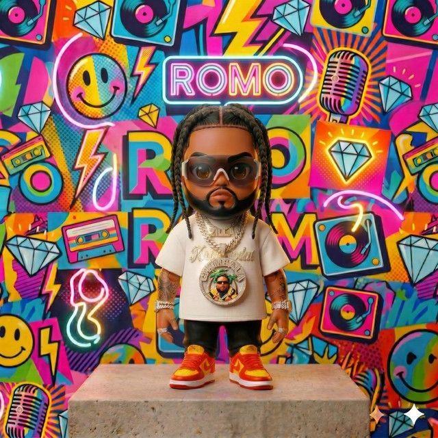 Portada del álbum "ROMO", de Chimbala