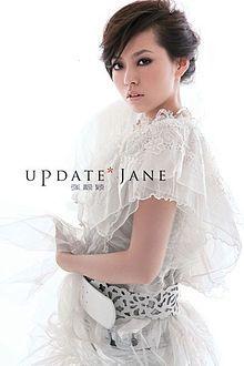 Portada de Álbum "Update ", de Jane Zhang (Zhang Liang Ying)