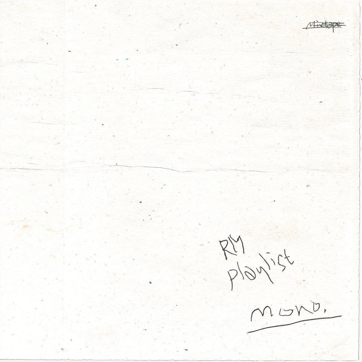 Capa do Álbum "mono.", de RM
