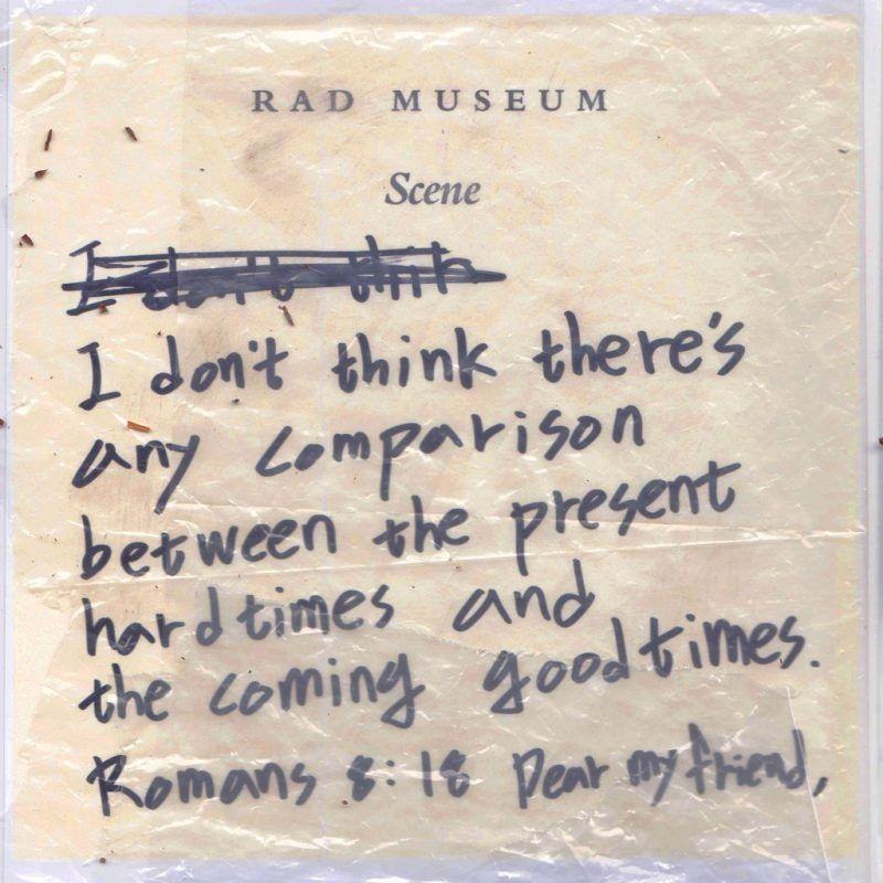 Portada de Álbum "Scene", de Rad Museum