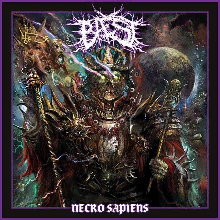 Capa do Álbum "Necro Sapiens", de BAEST
