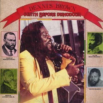 Capa do Álbum "Death Before Dishonour", de Dennis Brown