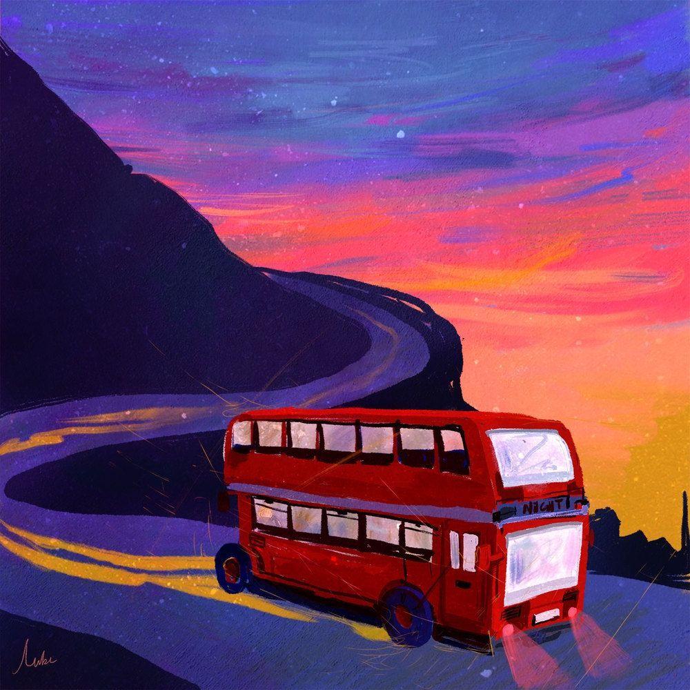 Capa do Single/EP "Midnight Bus", de GRASS