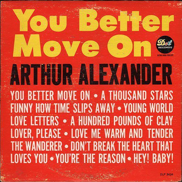 Portada de Álbum "You Better Move On", de Arthur Alexander