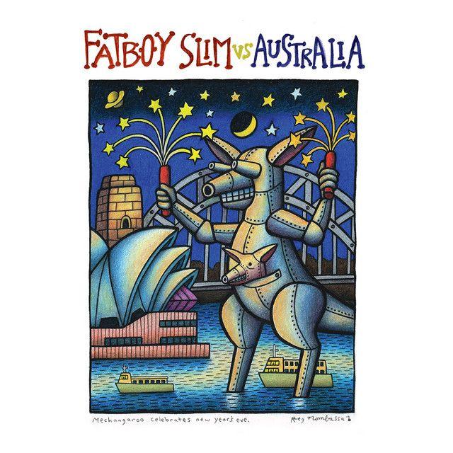 Capa do Álbum "Fatboy Slim vs Australia", de Fatboy Slim
