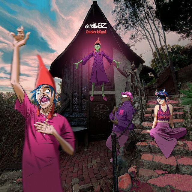 Portada del álbum "Cracker Island", de Gorillaz