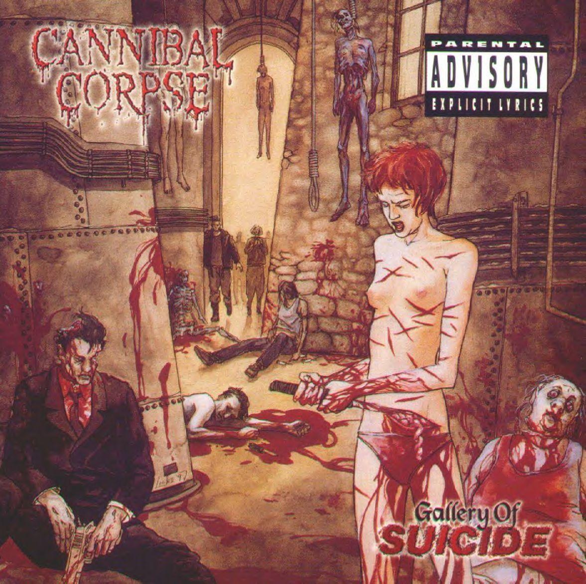 Capa do álbum "Gallery of Suicide", de Cannibal Corpse