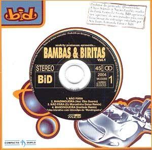 Capa do Álbum "Single: Bambas & Biritas - Vol.1", de Bid