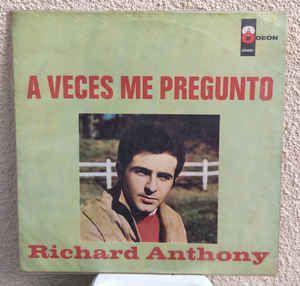 Portada de Álbum "A Veces Me Pregunto", de Richard Anthony