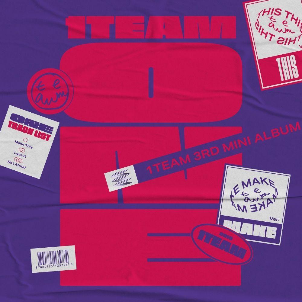 Capa do Single/EP "ONE", de 1TEAM