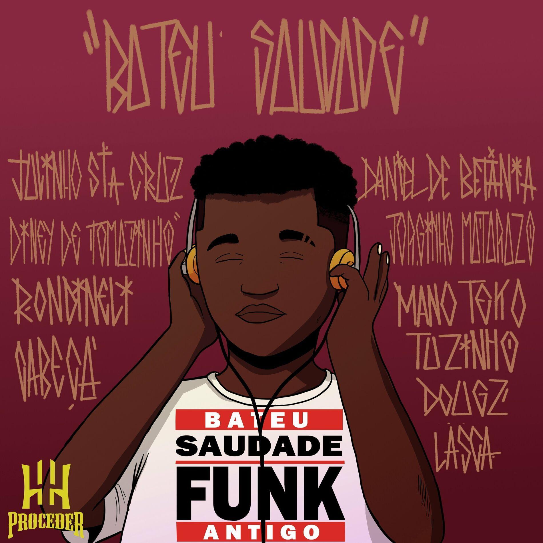 Portada de Sencillo/EP "Bateu Saudade", de Mano Teko