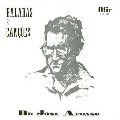 Portada de Álbum "Baladas e Canções", de José Afonso