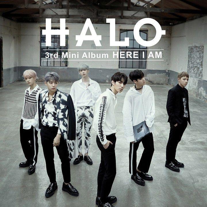 Portada de Álbum "Here I Am", de Halo (K-Pop)