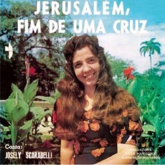 Portada de Álbum "Jerusalém, Fim de Uma Cruz", de Josely Scarabelli