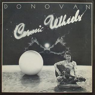 Portada del álbum "Cosmic Wheels", de Donovan
