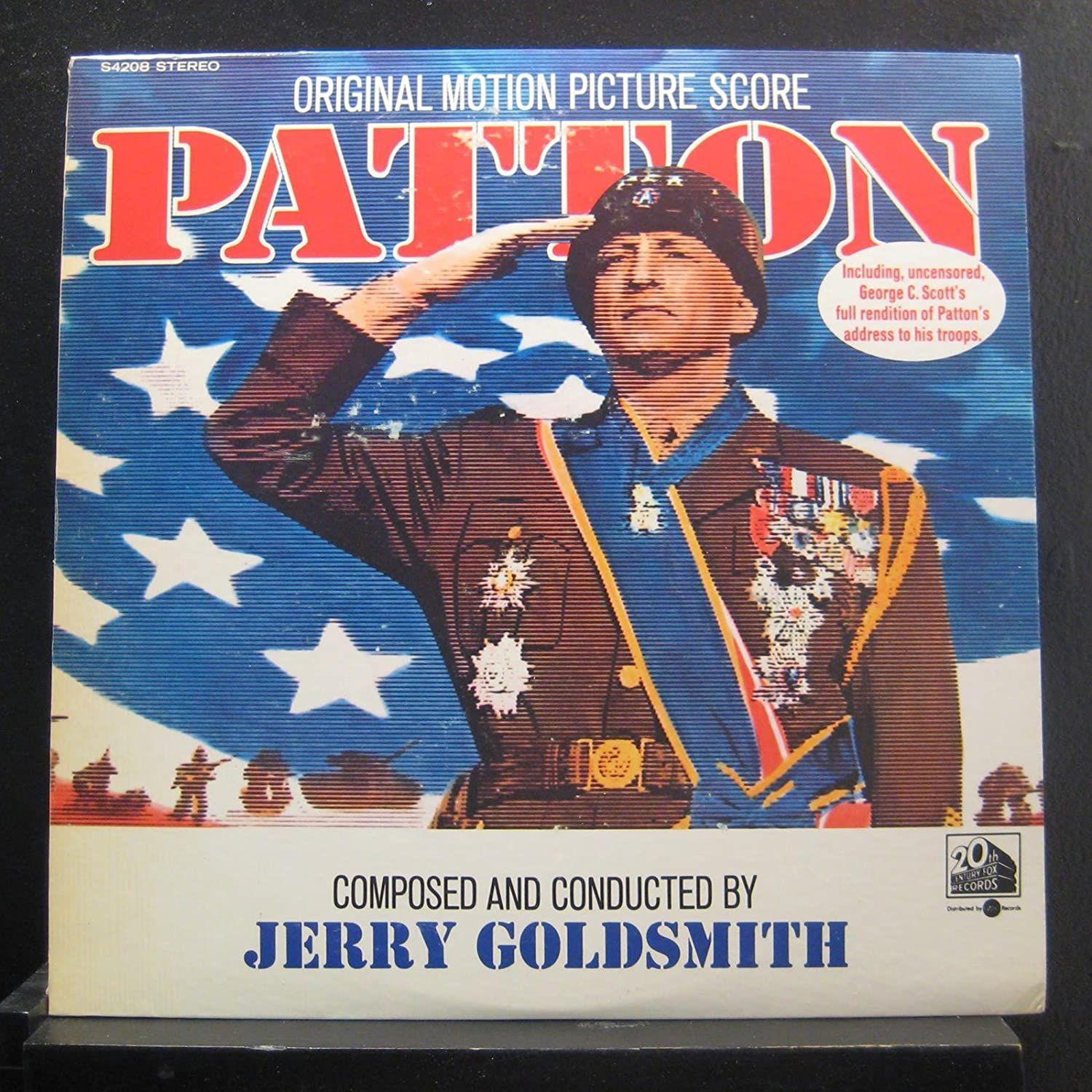 Portada del álbum "Patton", de Jerry Goldsmith