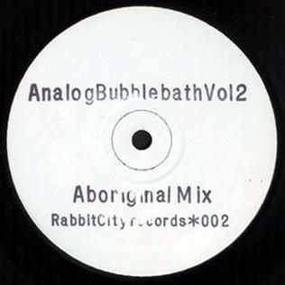 Portada de Sencillo/EP "Analogue Bubblebath, Vol. 2", de Aphex Twin