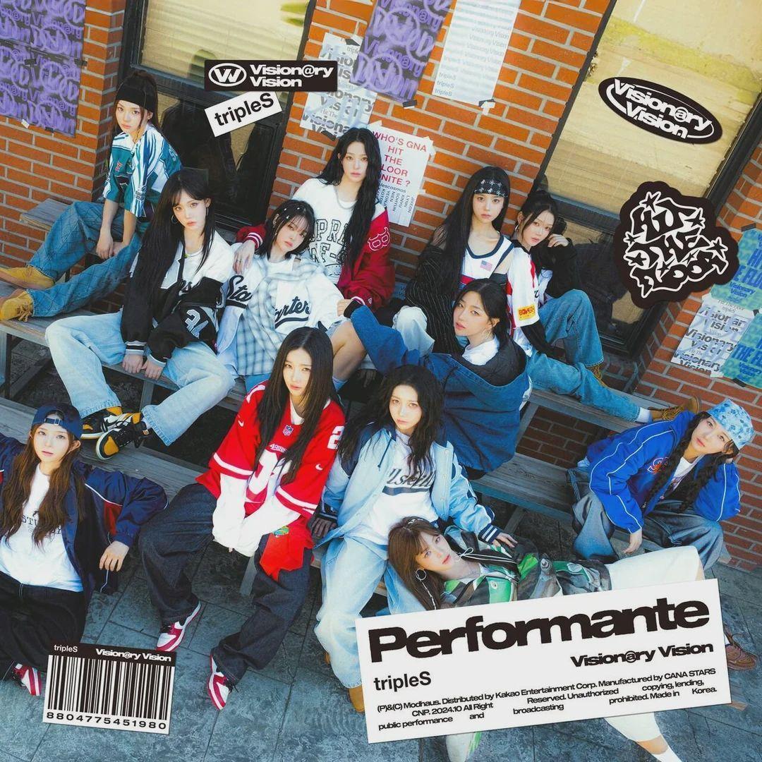 Album cover of "Visionary Vision <Performante>" by tripleS