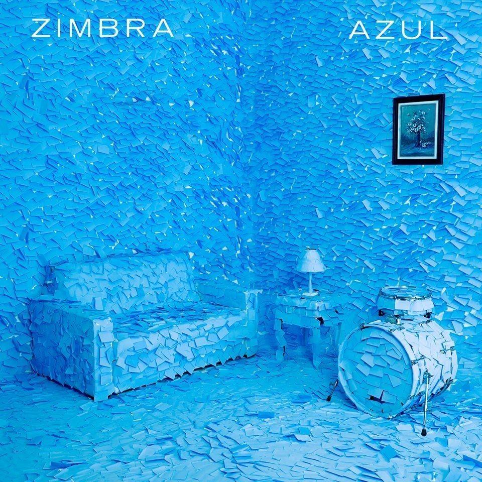 Portada de Álbum "Azul", de Zimbra