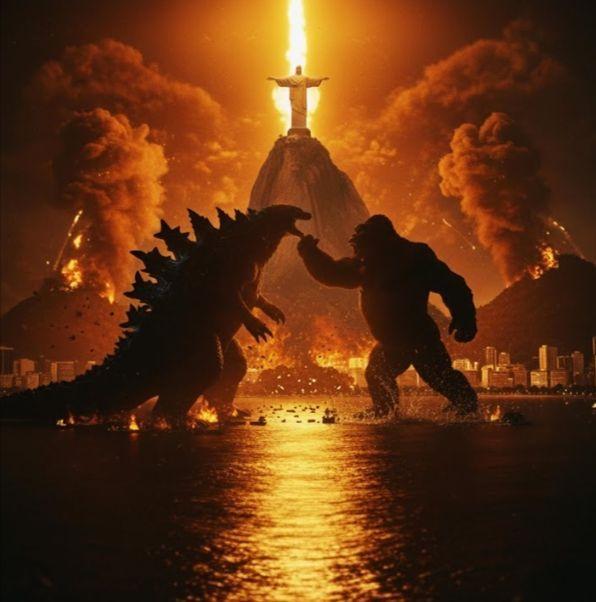 Portada de Sencillo/EP "KONGZILLA INVADIU BRAZIL", de DESPER