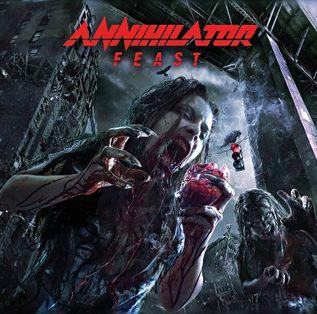 Capa do álbum "Feast", de Annihilator