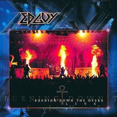 Capa do Álbum "Burning Down the Opera: Live", de Edguy