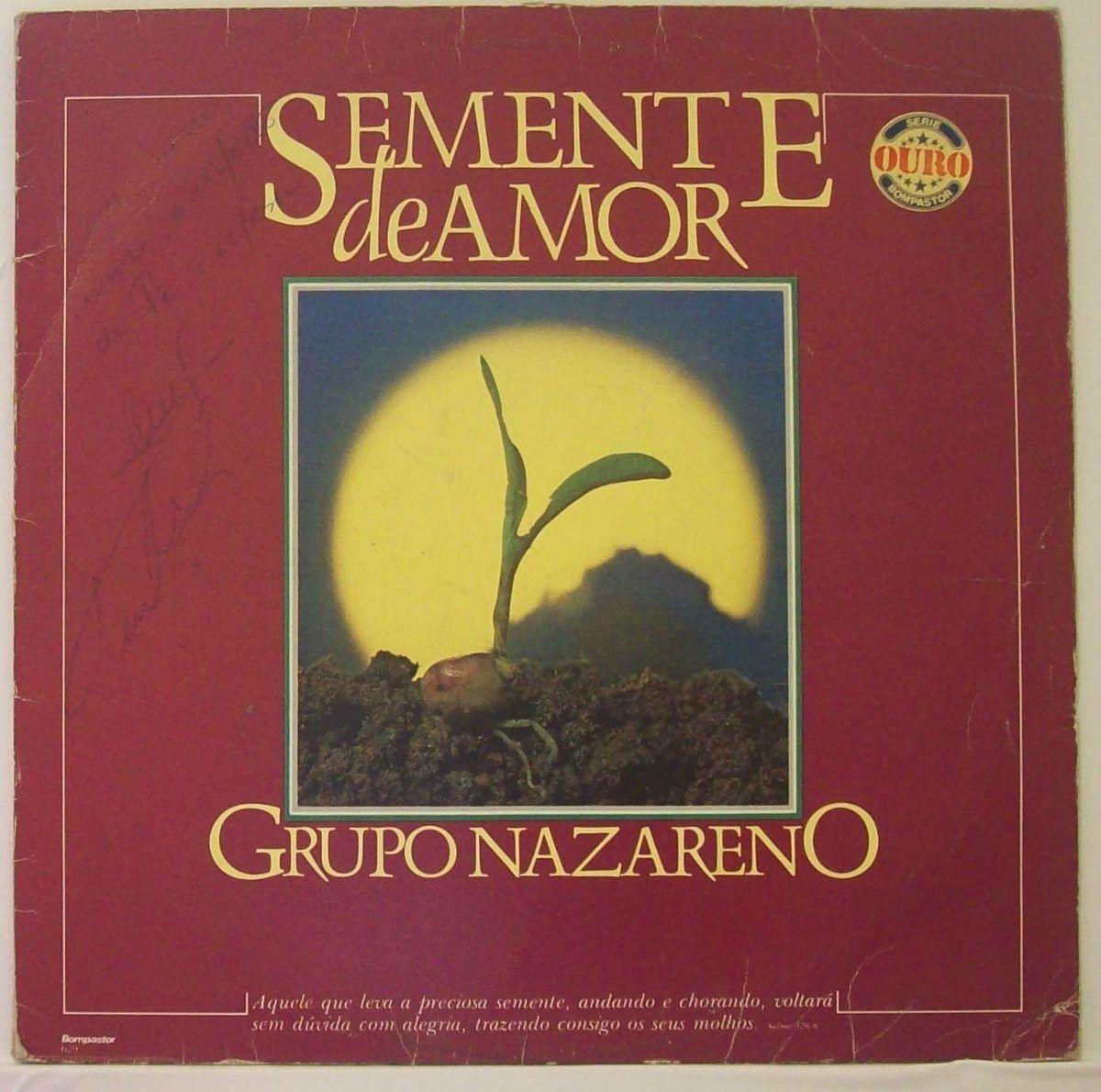 Portada de Álbum "Semente de Amor", de Grupo Nazareno