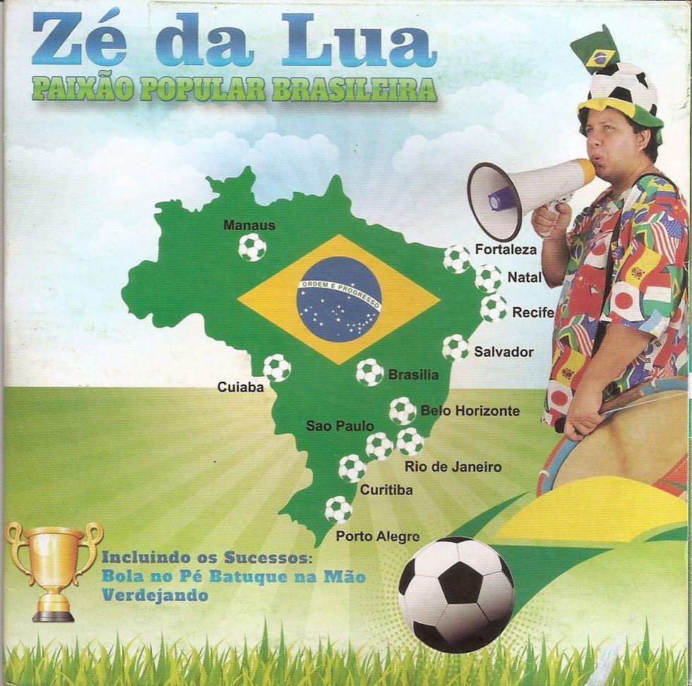 Capa do Álbum "Paixão Popular Brasileira", de Zé da Lua