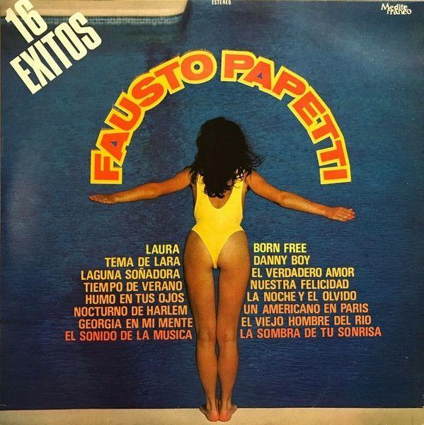 Portada de Álbum "16 Exitos", de Fausto Papetti