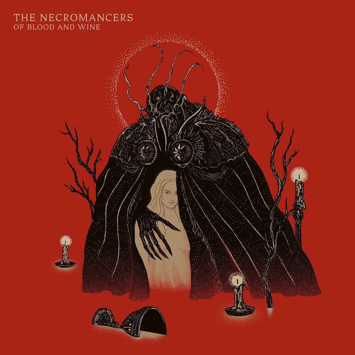 Portada de Álbum "Of Blood and Wine", de The Necromancers