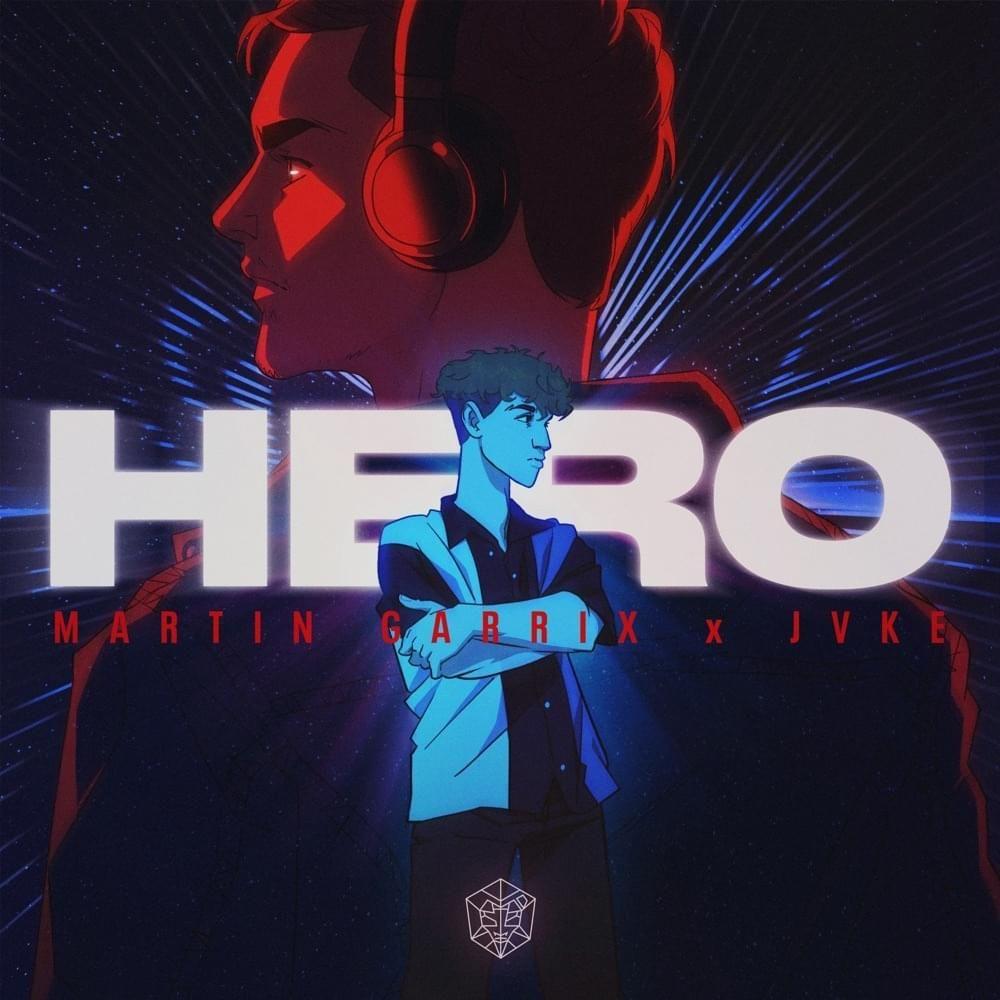 Portada del álbum "Hero", de JVKE