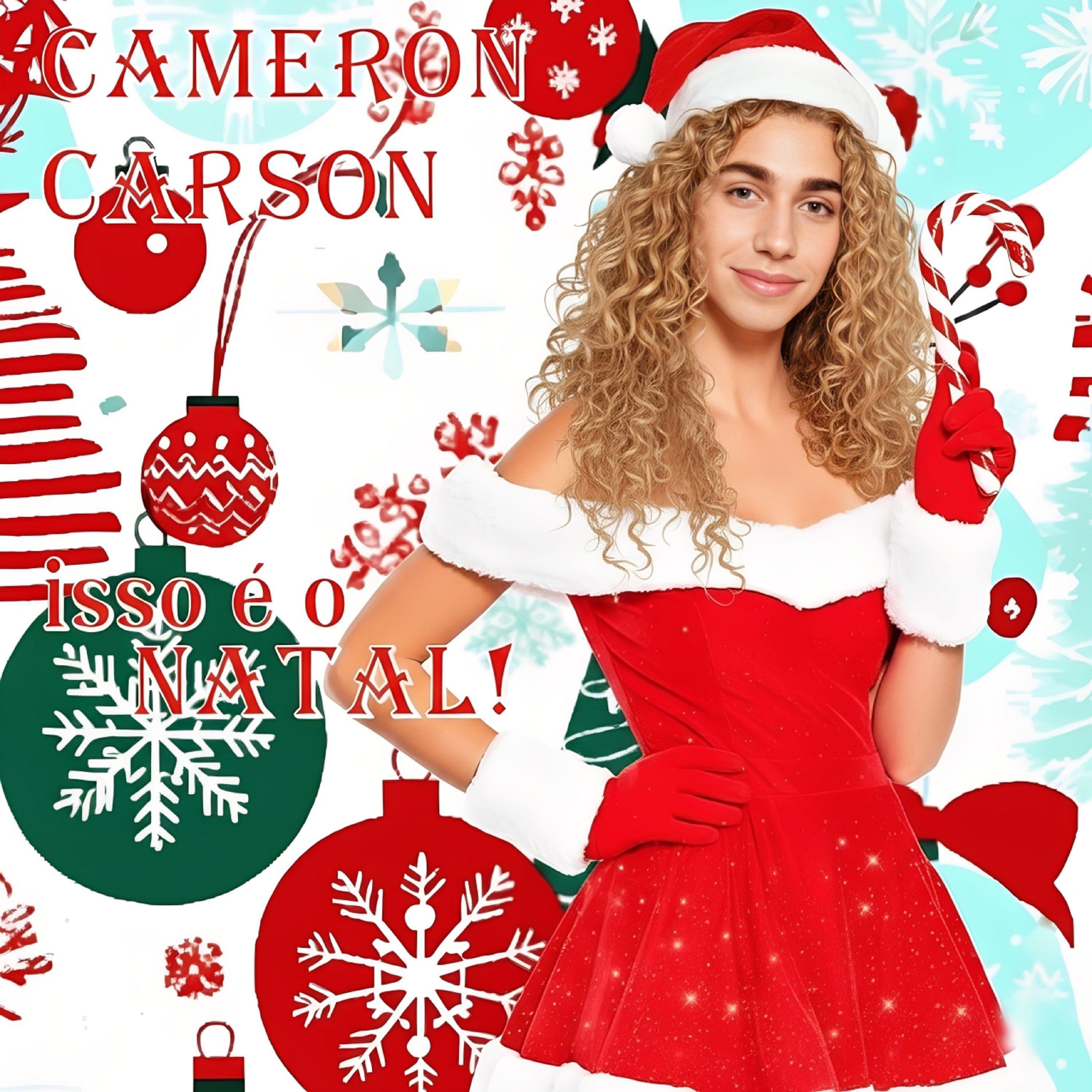Portada del álbum "ISSO É O NATAL!", de Cameron Carson