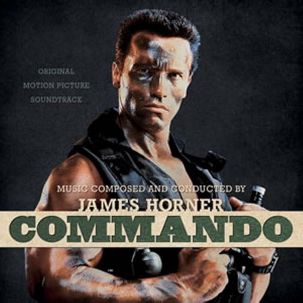 Capa do álbum "Commando", de James Horner