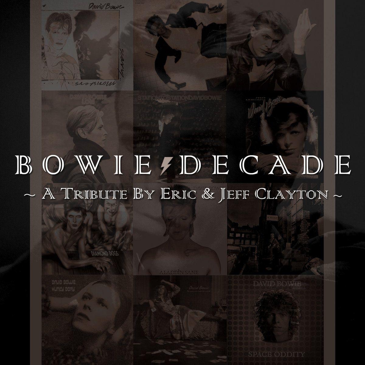 Portada de Álbum "Bowie Decade", de Eric Clayton