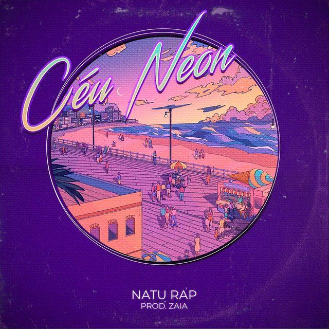 Single/EP cover of "Céu Neon" by Natu Rap