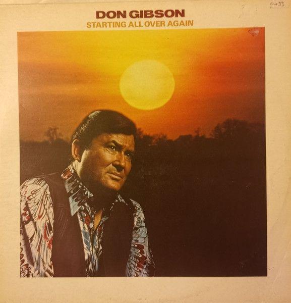 Capa do álbum "Starting All Over Again", de Don Gibson