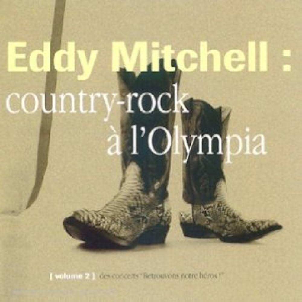 Portada de Álbum "Country-Rock à L'Olympia", de Eddy Mitchell