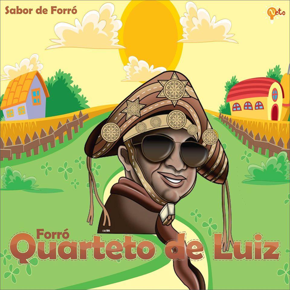 Portada de Álbum "Sabor de Forró", de Forró Quarteto de Luiz