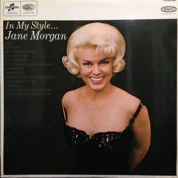 Capa do Álbum "In My Style", de Jane Morgan