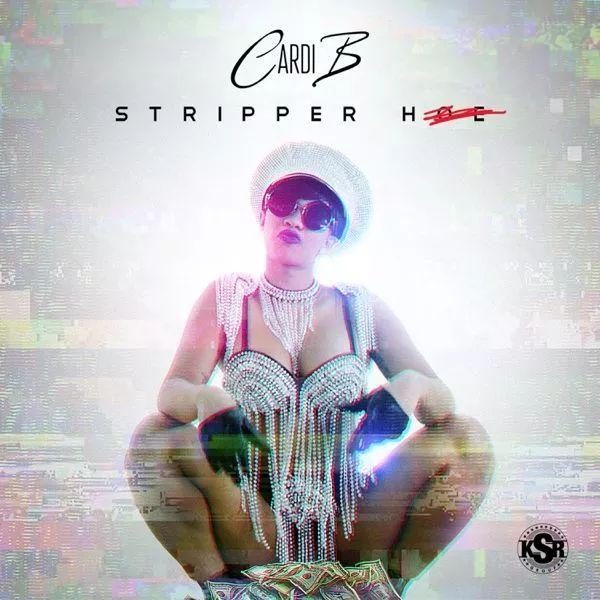 Portada del álbum "Stripper Hoe - Single", de Cardi B