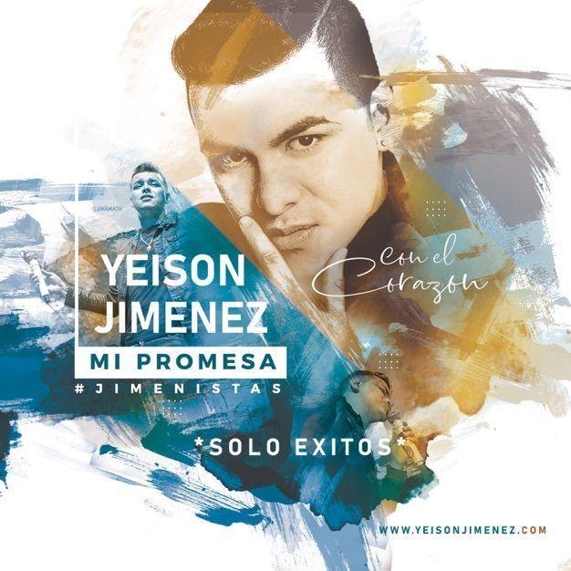Portada de Álbum "Mi Promesa", de Yeison Jimenez
