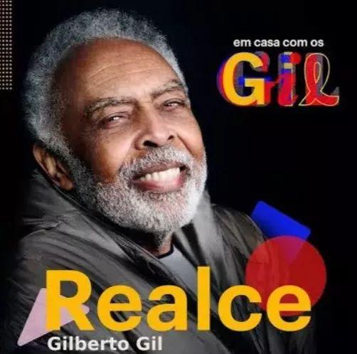 Capa do álbum "Realce (Versão 2022)", de Gilberto Gil