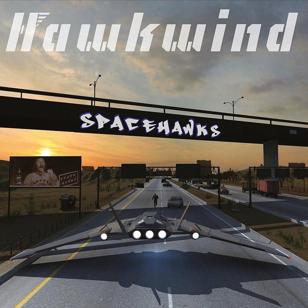 Capa do álbum "Spacehawks", de Hawkwind
