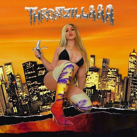 Portada del álbum "Throatzillaaa", de Slayyyter