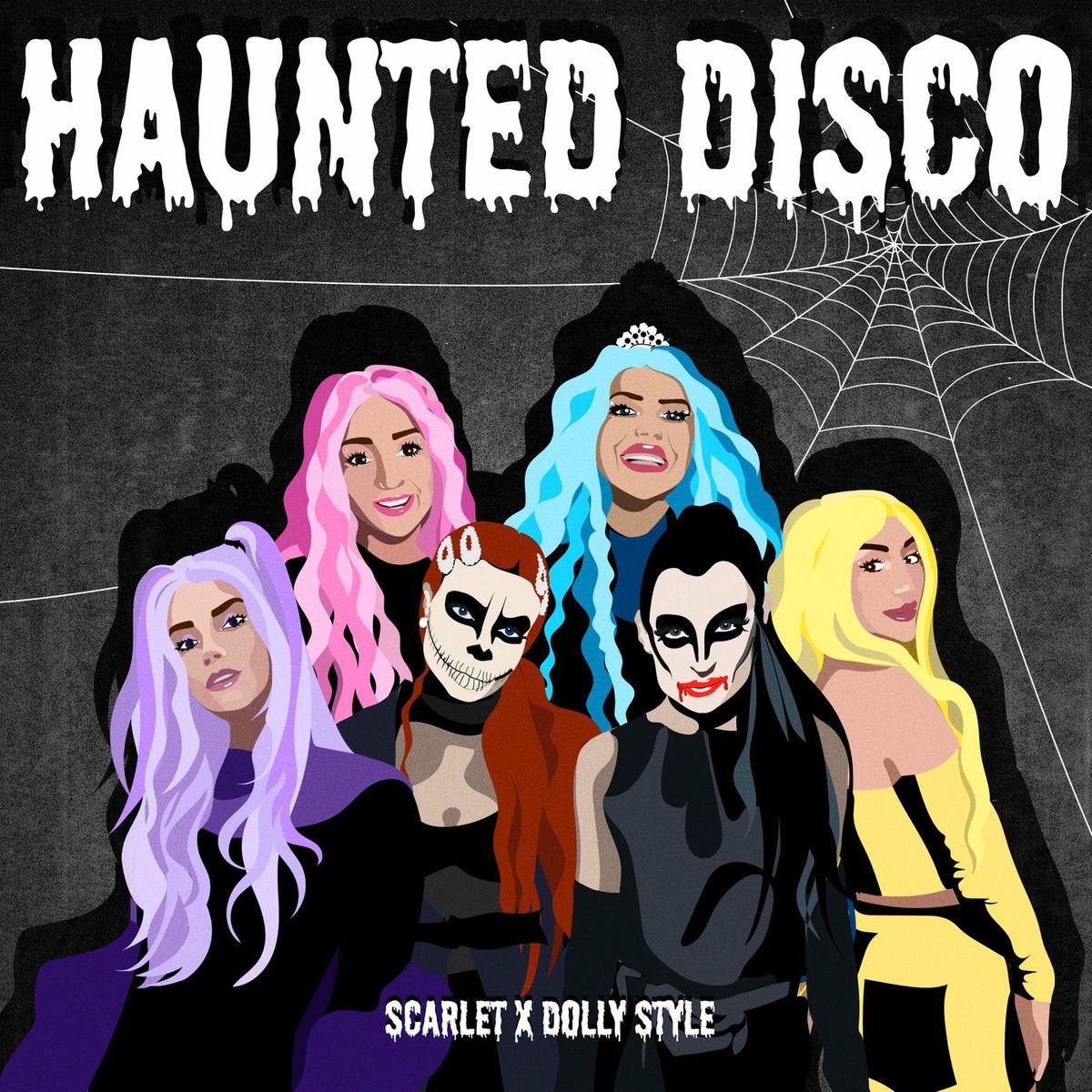 Capa do álbum "Haunted Disco (feat. SCARLET)", de Dolly Style