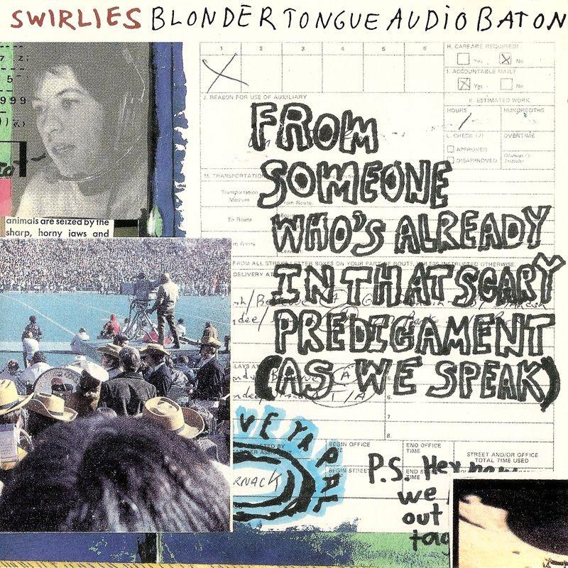 Portada de Álbum "Blonder Tongue Audio Baton", de Swirlies