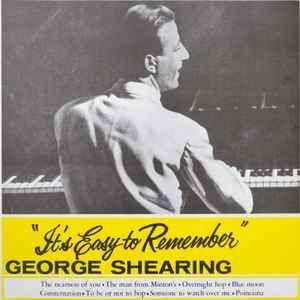 Portada de Álbum "It's Easy To Remember", de George Shearing