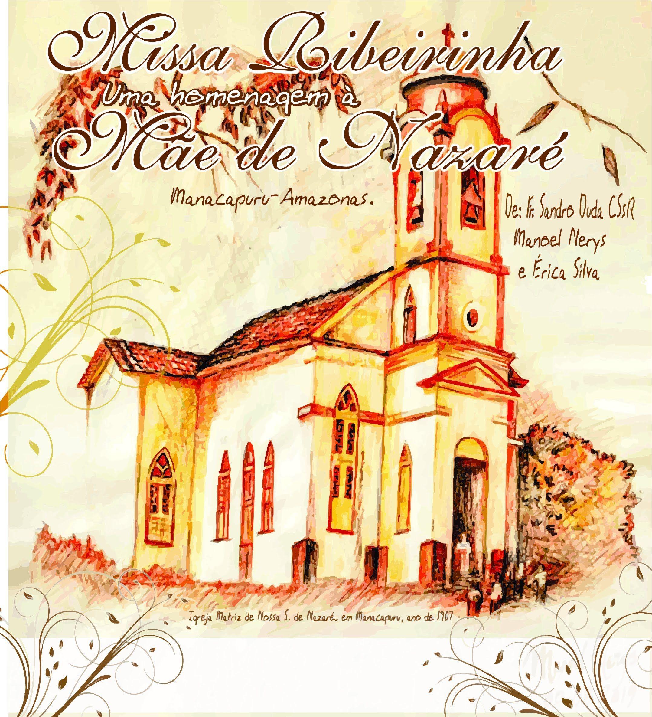 Portada de Álbum "Missa Ribeirinha", de Manoel Nerys