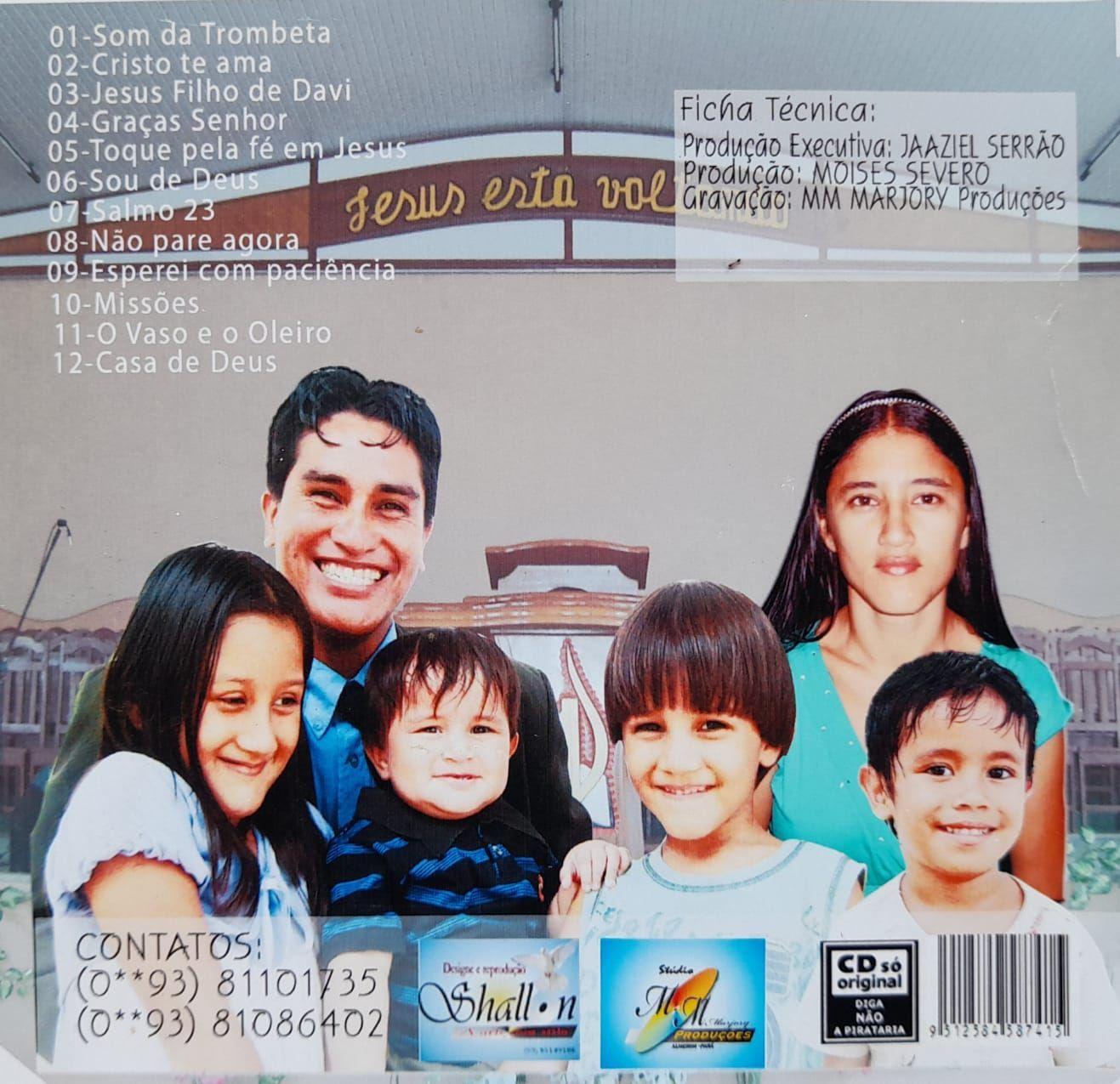 Portada de Álbum "Casa de Deus", de Jaaziel Serrão