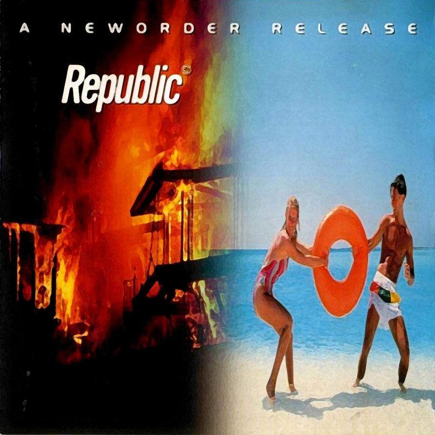 Portada del álbum "Republic ", de New Order